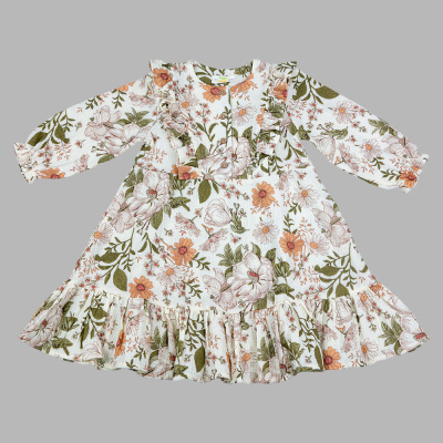 Платье Цветы Чуди Кидс 520525Ц1 молочный 01